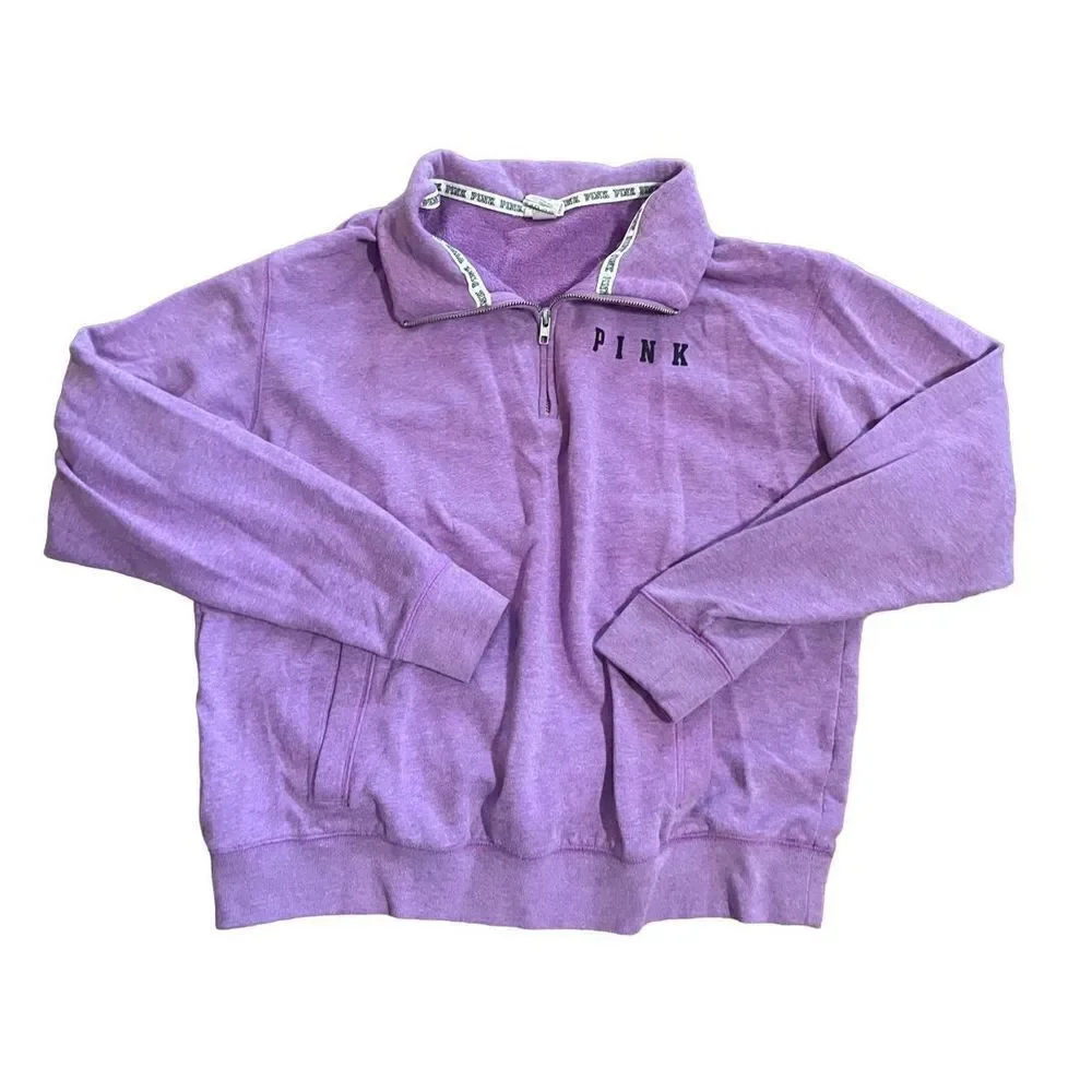 Victoria’s Secret PINK purple collar or high neck‎ jacket size medium